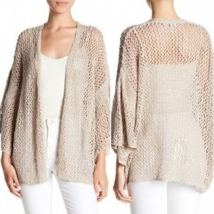 Susina cream/tan knit cardigan